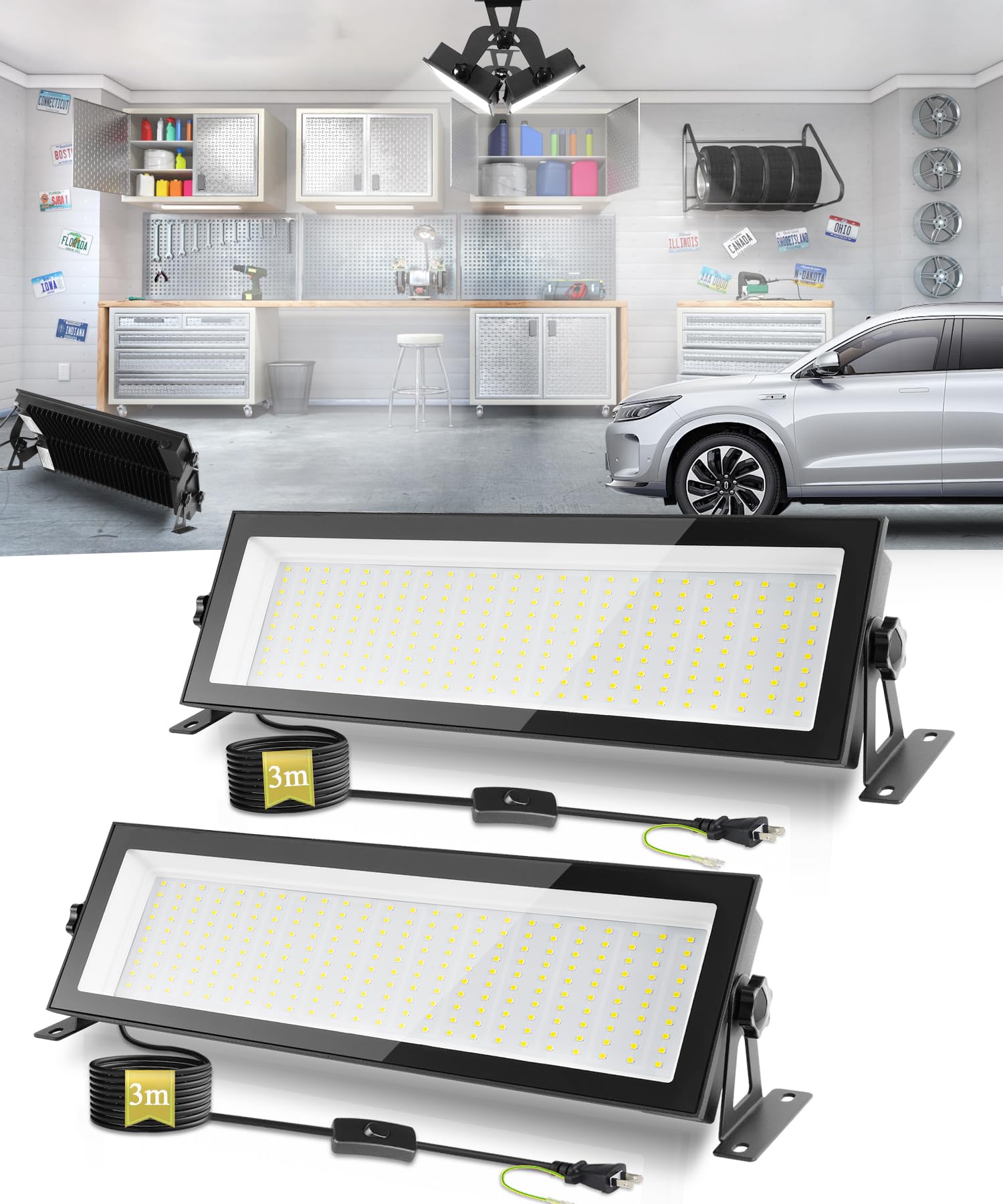 【特価商品】LED投光器 LED120W 高輝度 13000lmハイベイライト Amazon.co.jp: LED高天井灯 投光器LED120W 高輝度 13000lm【1200W